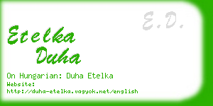 etelka duha business card